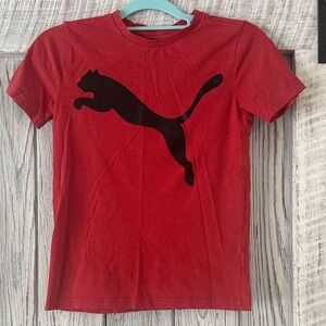 Puma Scarlet Shirt with Ebony Emblem